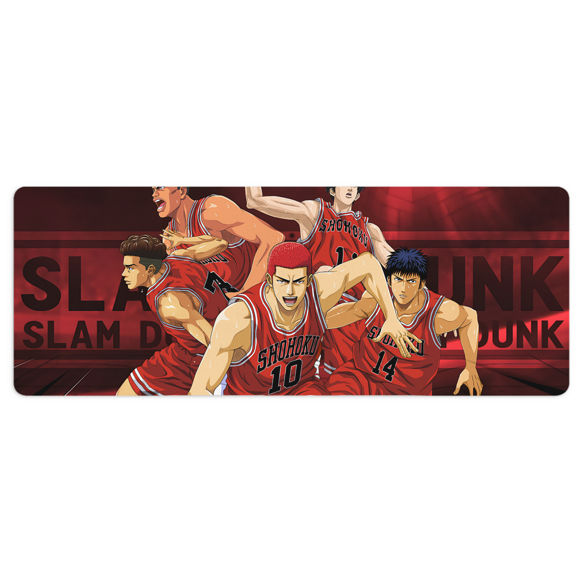 （画像用） SLAM DUNK／スラムダンク ステッチ加工 大判デスクマット／滑り止めマウスパッド