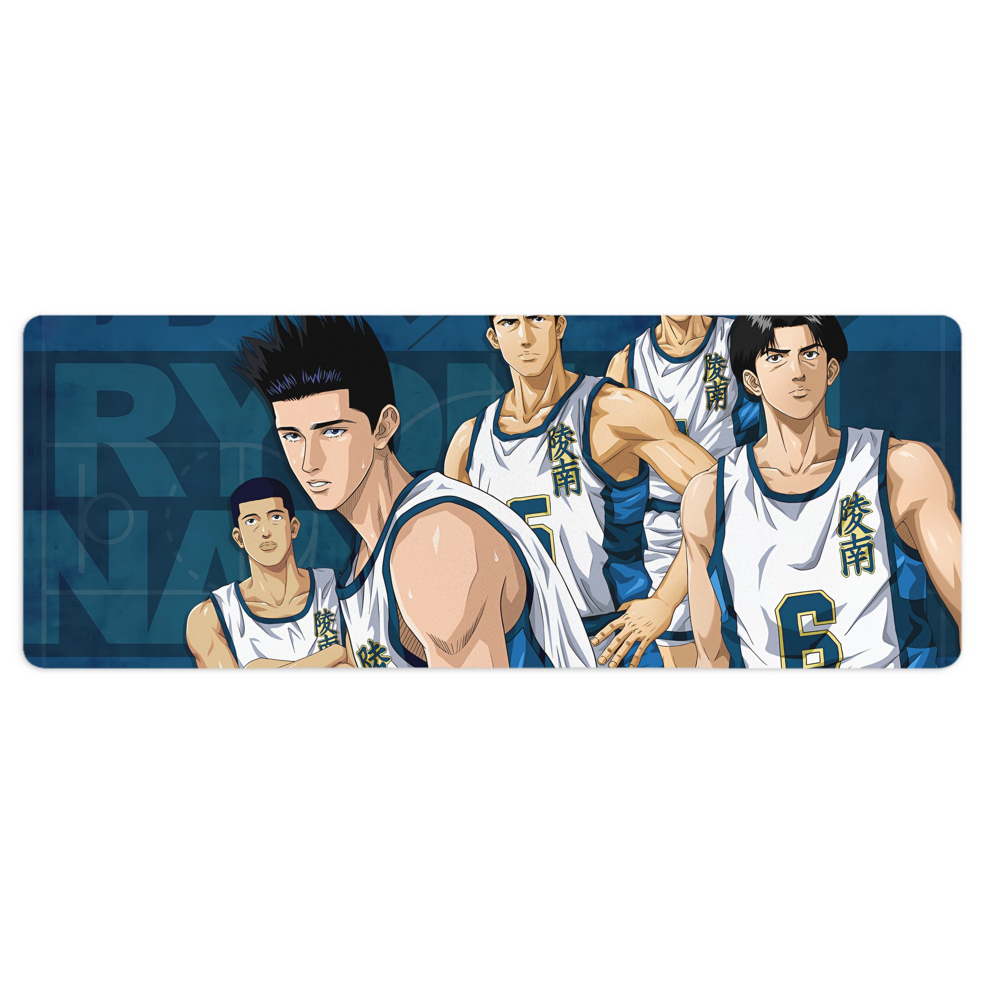 （画像用） SLAM DUNK／スラムダンク ステッチ加工 大判デスクマット／滑り止めマウスパッド