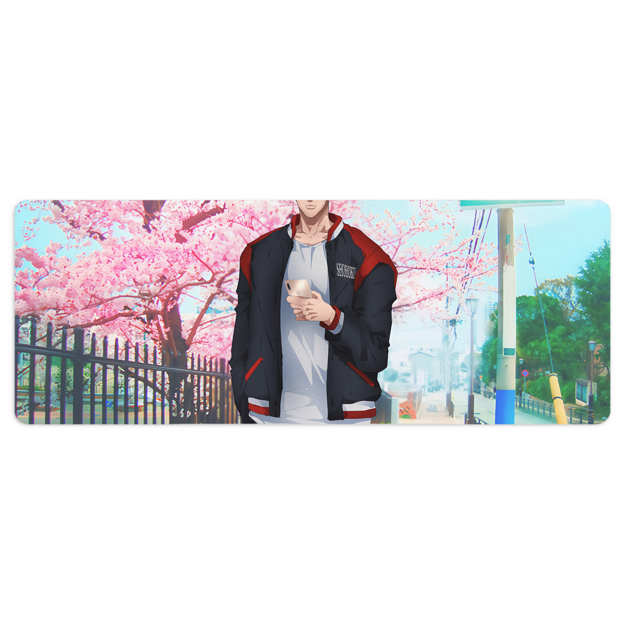 （画像用） SLAM DUNK／スラムダンク ステッチ加工 大判デスクマット／滑り止めマウスパッド