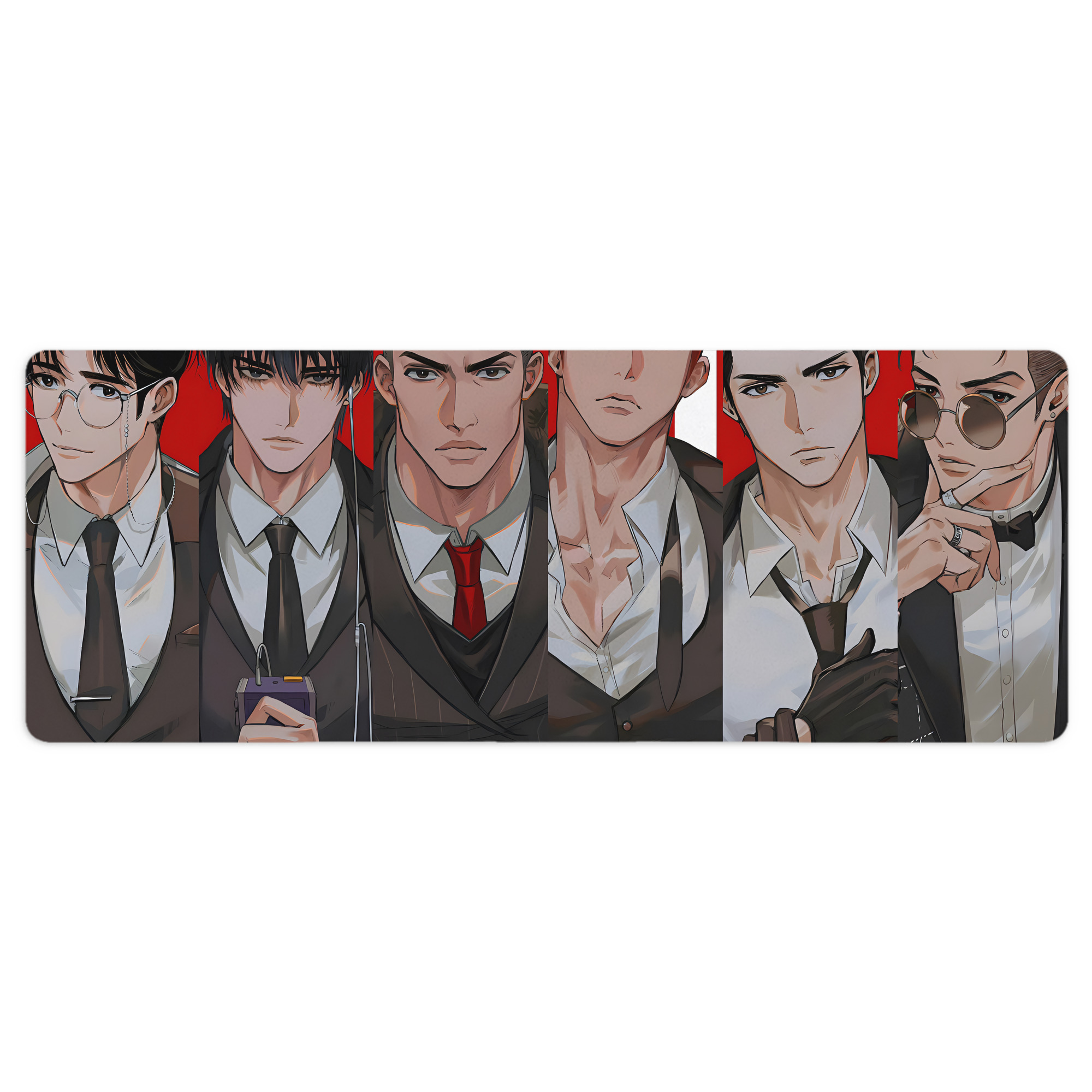 （画像用） SLAM DUNK／スラムダンク ステッチ加工 大判デスクマット／滑り止めマウスパッド