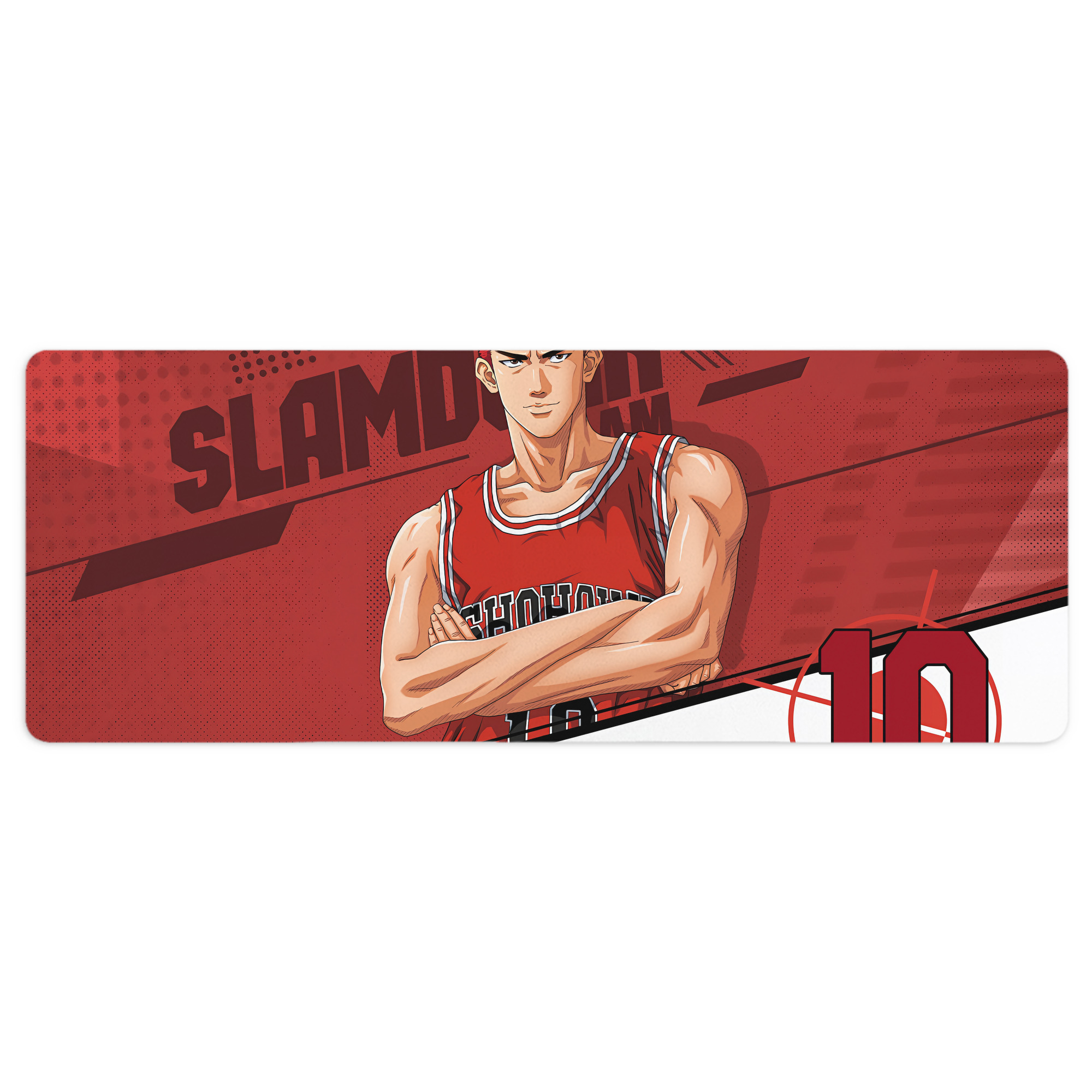 （画像用） SLAM DUNK／スラムダンク ステッチ加工 大判デスクマット／滑り止めマウスパッド