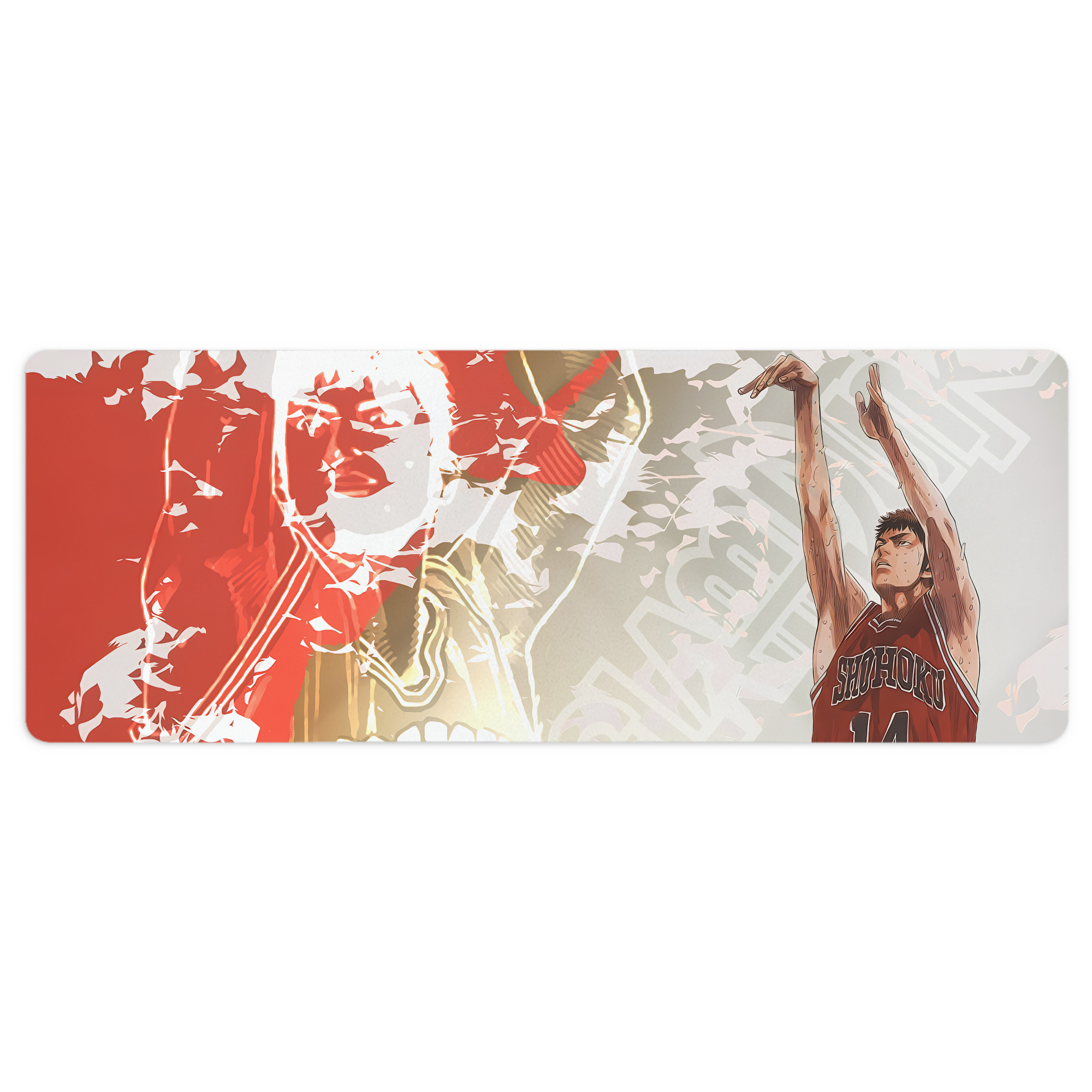 （画像用） SLAM DUNK／スラムダンク ステッチ加工 大判デスクマット／滑り止めマウスパッド
