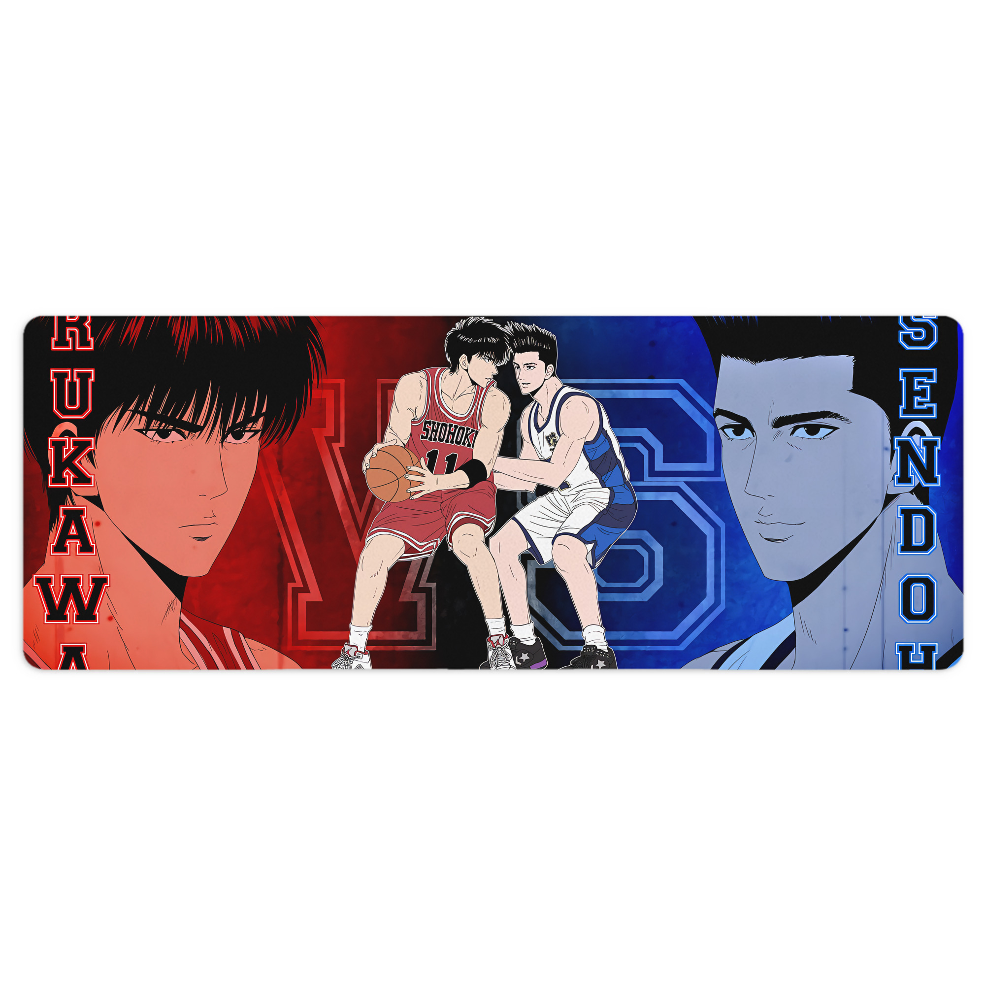 （画像用） SLAM DUNK／スラムダンク ステッチ加工 大判デスクマット／滑り止めマウスパッド