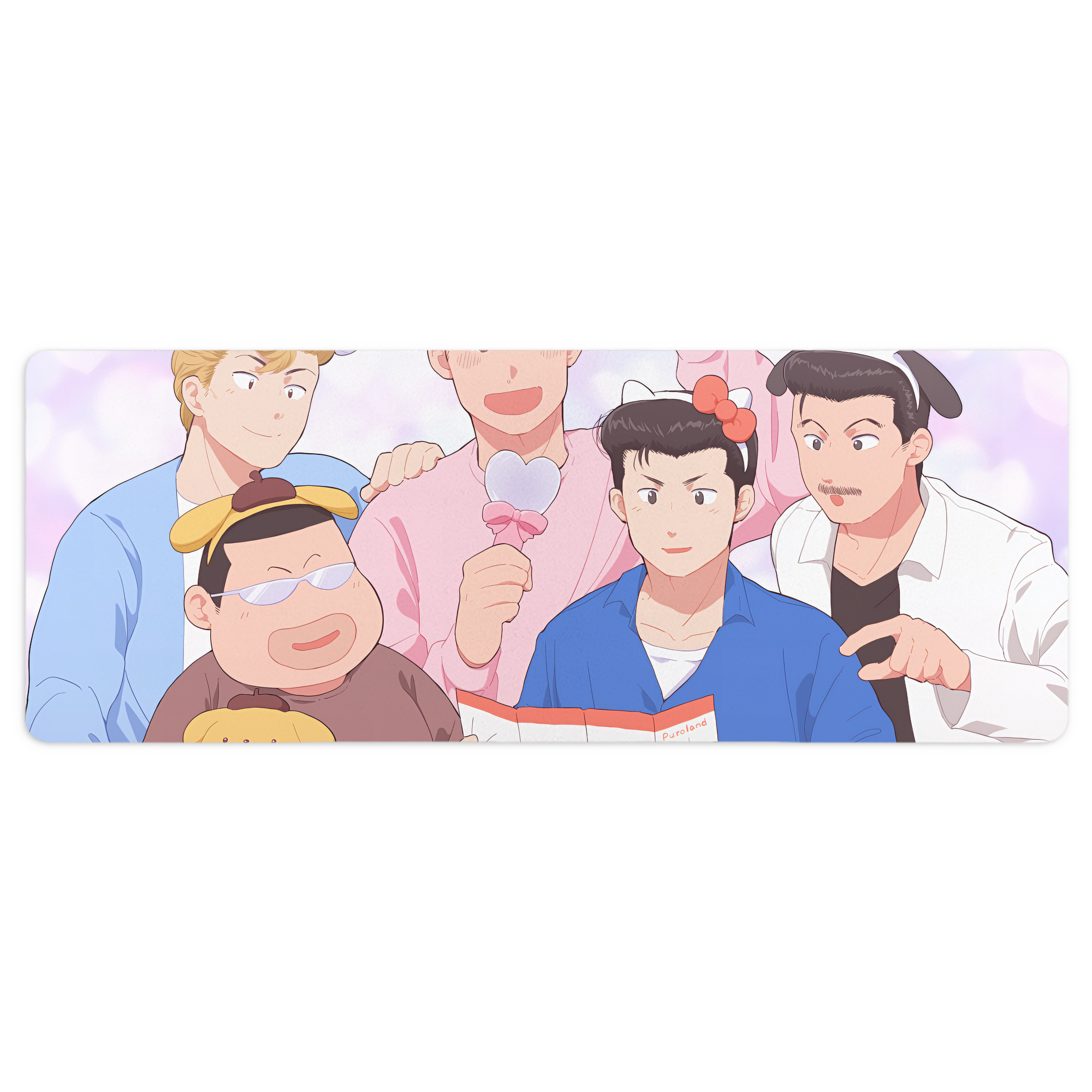 （画像用） SLAM DUNK／スラムダンク ステッチ加工 大判デスクマット／滑り止めマウスパッド