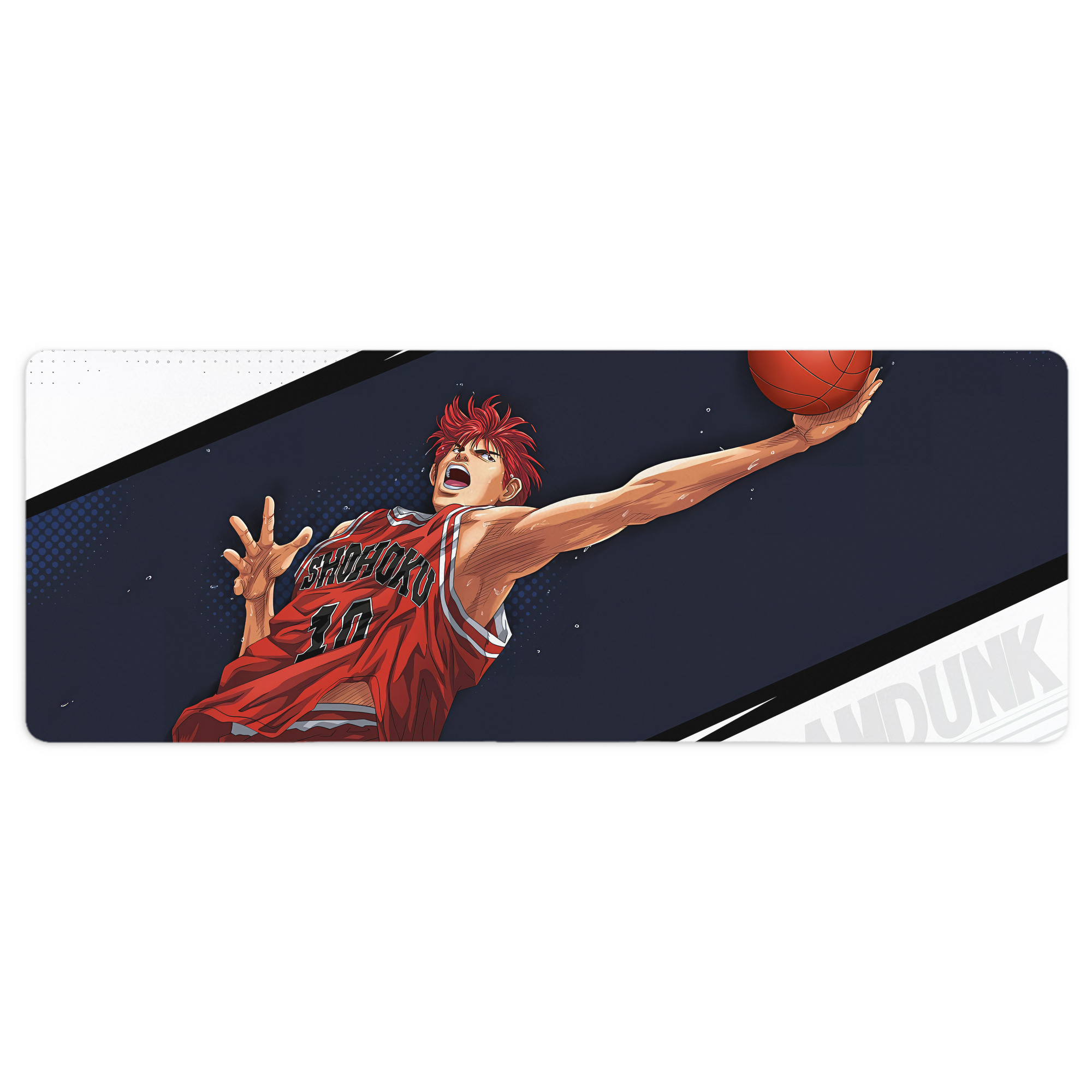 （画像用） SLAM DUNK／スラムダンク ステッチ加工 大判デスクマット／滑り止めマウスパッド