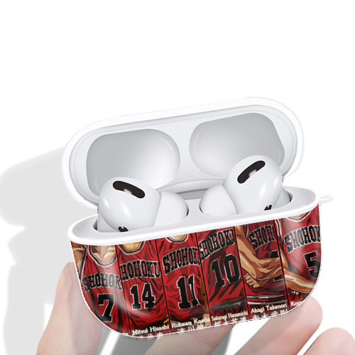 SLAM DUNK／スラムダンク 【AirPods Pro用】ハードシェル保護ケース 耐衝撃・防指紋・カラビナ付き商品仕様