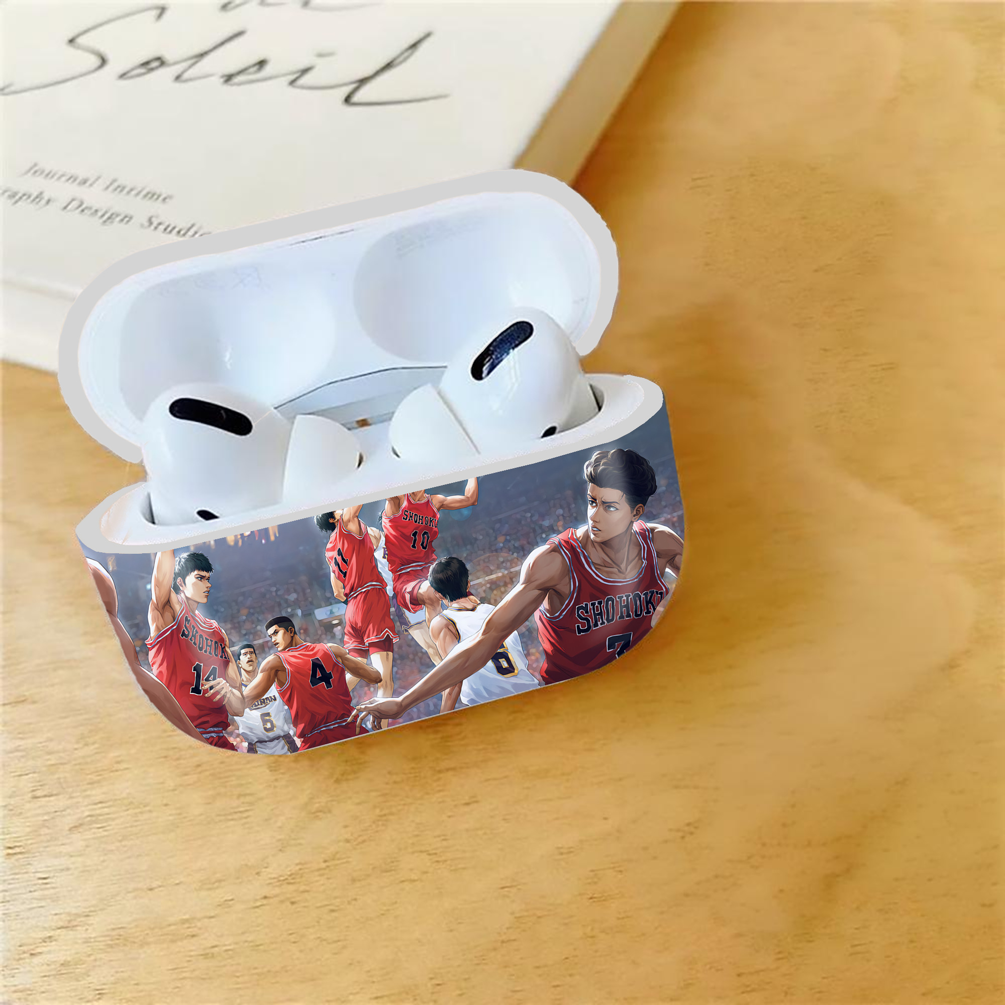 SLAM DUNK／スラムダンク 【AirPods Pro用】ハードシェル保護ケース 耐衝撃・防指紋・カラビナ付き商品仕様