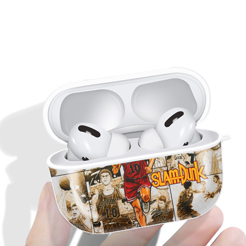SLAM DUNK／スラムダンク 【AirPods Pro用】ハードシェル保護ケース 耐衝撃・防指紋・カラビナ付き商品仕様