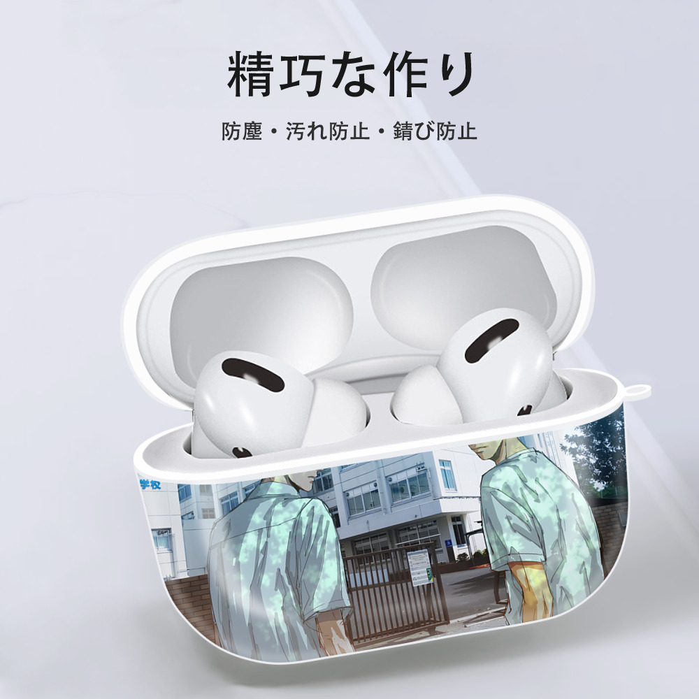 SLAM DUNK／スラムダンク 【AirPods Pro用】ハードシェル保護ケース 耐衝撃・防指紋・カラビナ付き商品仕様