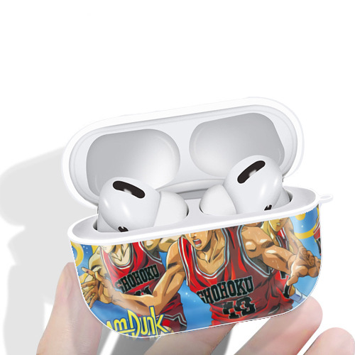 SLAM DUNK／スラムダンク 【AirPods Pro用】ハードシェル保護ケース 耐衝撃・防指紋・カラビナ付き商品仕様