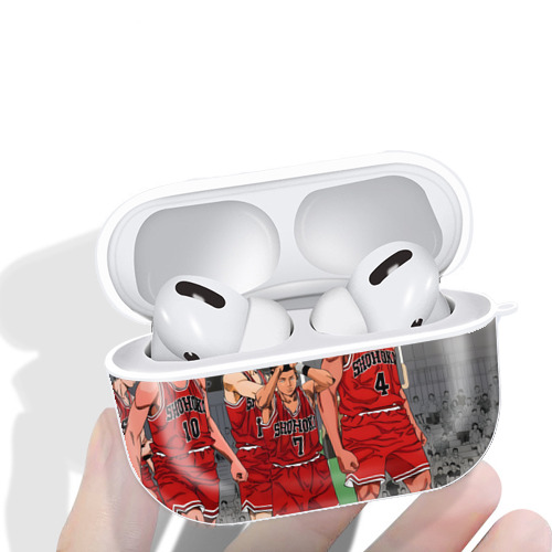 SLAM DUNK／スラムダンク 【AirPods Pro用】ハードシェル保護ケース 耐衝撃・防指紋・カラビナ付き商品仕様