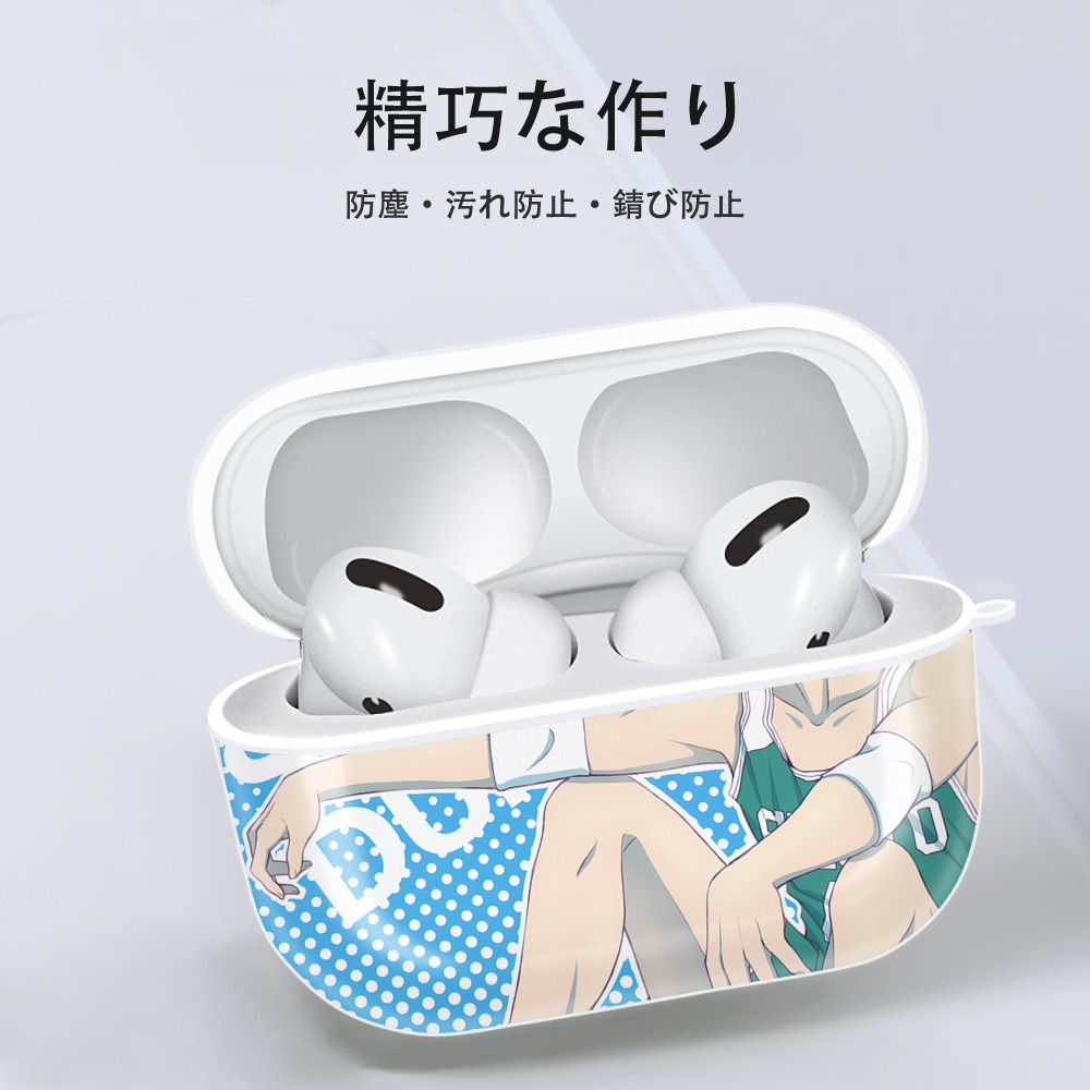 SLAM DUNK／スラムダンク 【AirPods Pro用】ハードシェル保護ケース 耐衝撃・防指紋・カラビナ付き商品仕様