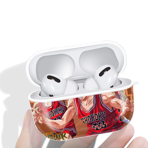 SLAM DUNK／スラムダンク 【AirPods Pro用】ハードシェル保護ケース 耐衝撃・防指紋・カラビナ付き商品仕様