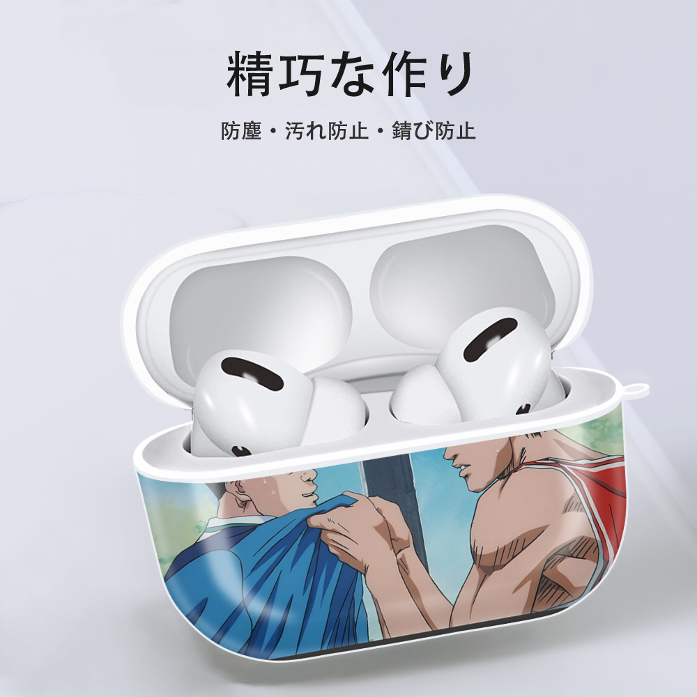 SLAM DUNK／スラムダンク 【AirPods Pro用】ハードシェル保護ケース 耐衝撃・防指紋・カラビナ付き商品仕様