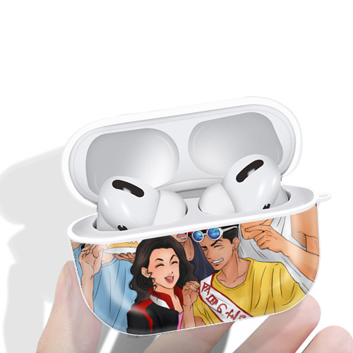 SLAM DUNK／スラムダンク 【AirPods Pro用】ハードシェル保護ケース 耐衝撃・防指紋・カラビナ付き商品仕様