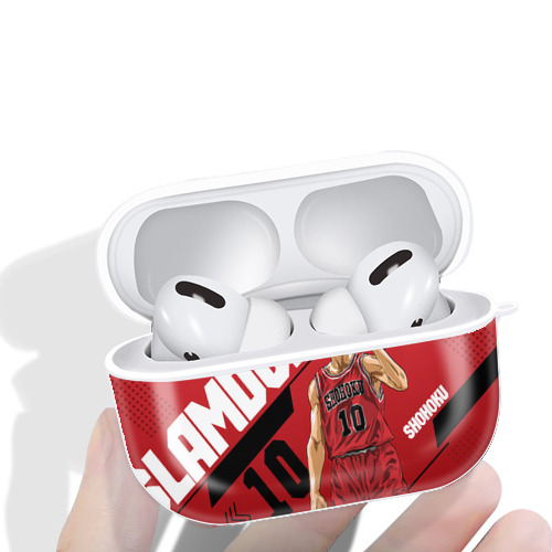 SLAM DUNK／スラムダンク 【AirPods Pro用】ハードシェル保護ケース 耐衝撃・防指紋・カラビナ付き商品仕様