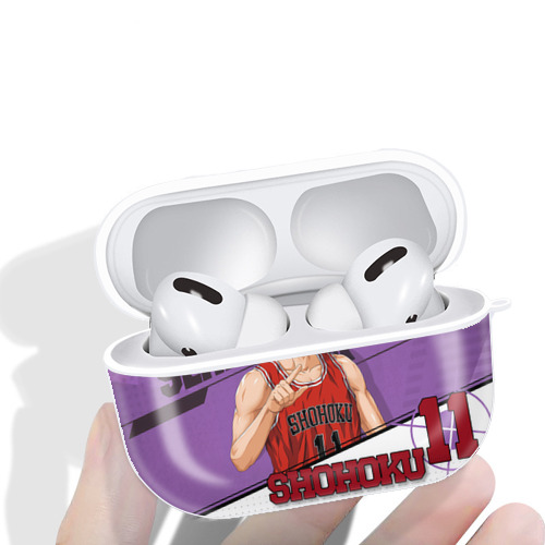SLAM DUNK／スラムダンク 【AirPods Pro用】ハードシェル保護ケース 耐衝撃・防指紋・カラビナ付き商品仕様