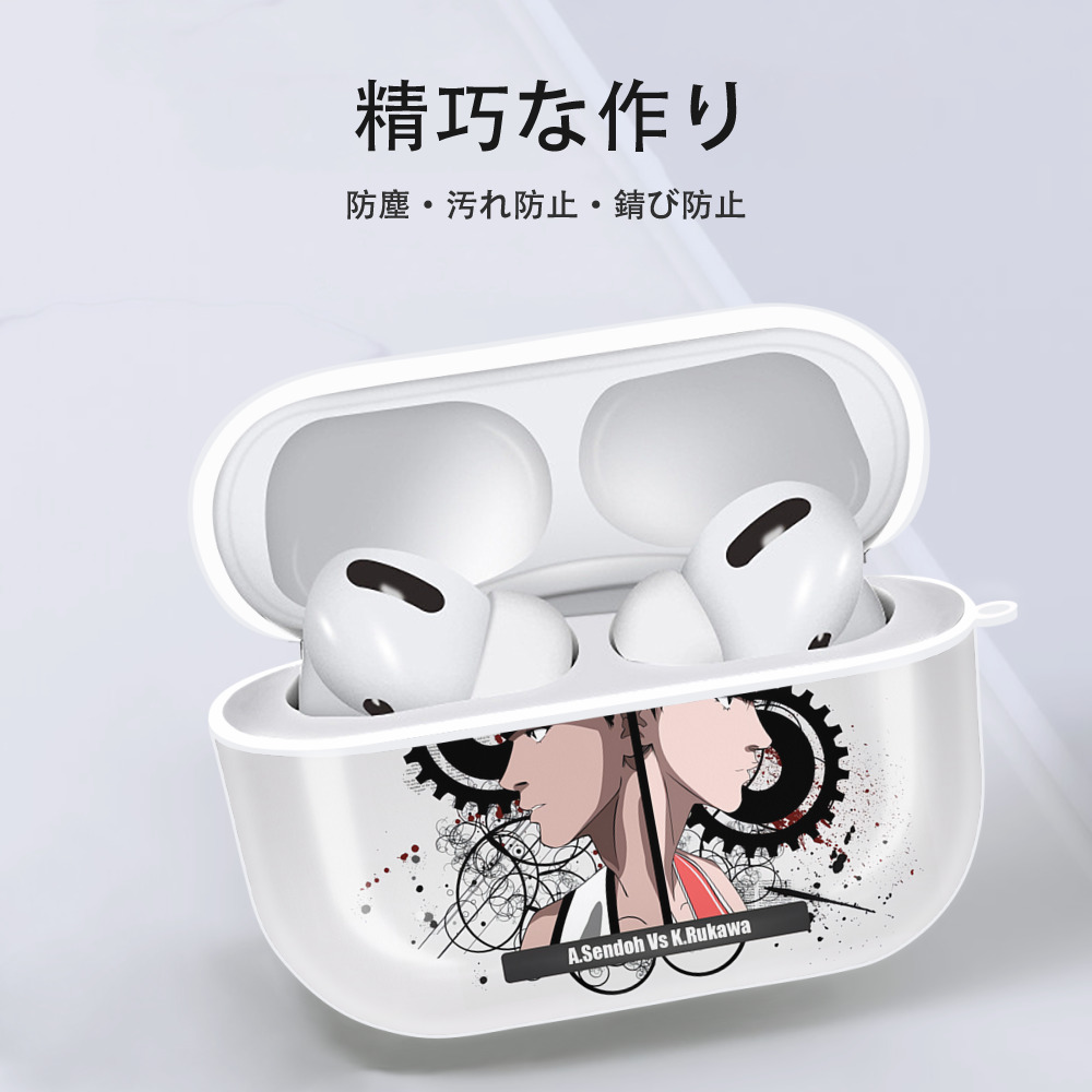SLAM DUNK／スラムダンク 【AirPods Pro用】ハードシェル保護ケース 耐衝撃・防指紋・カラビナ付き商品仕様