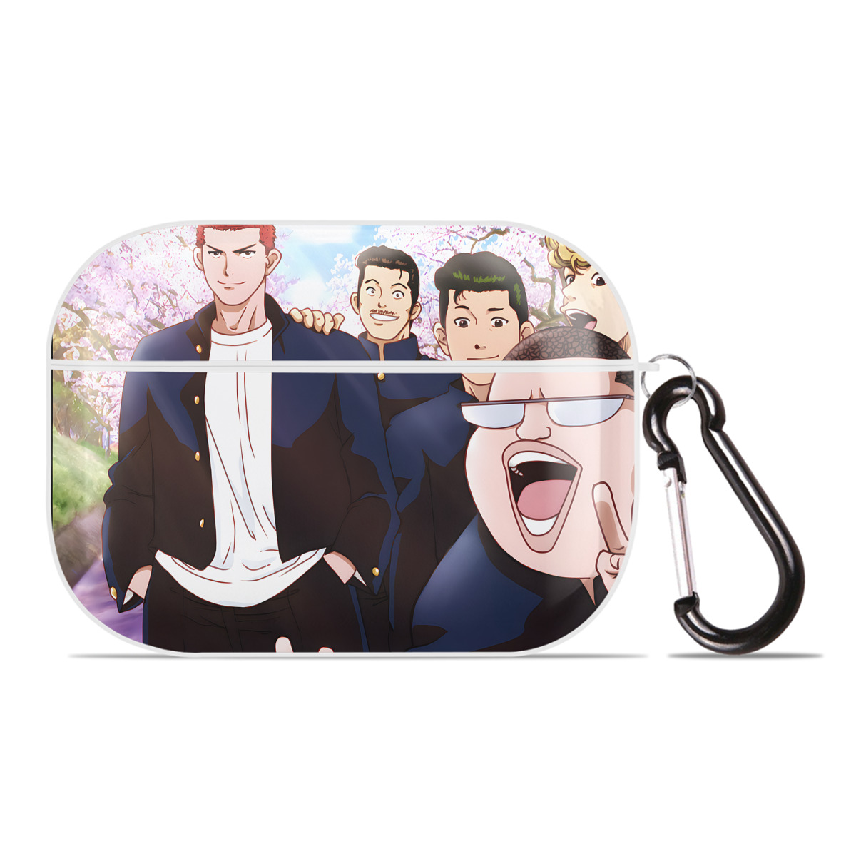 （画像用） SLAM DUNK／スラムダンク 【AirPods Pro用】ハードシェル保護ケース 耐衝撃・防指紋・カラビナ付き商品仕様