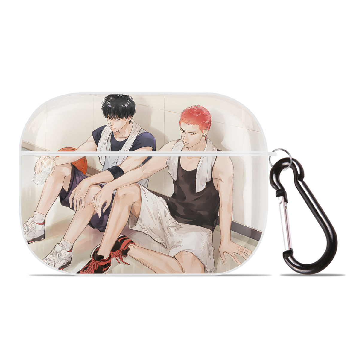 （画像用） SLAM DUNK／スラムダンク 【AirPods Pro用】ハードシェル保護ケース 耐衝撃・防指紋・カラビナ付き商品仕様