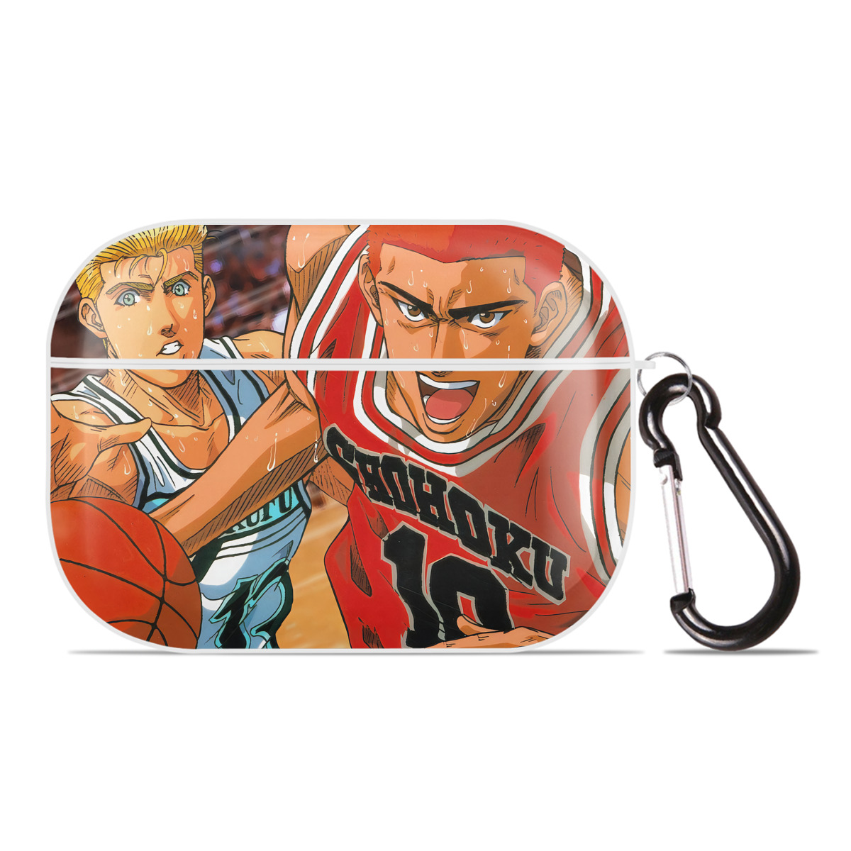（画像用） SLAM DUNK／スラムダンク 【AirPods Pro用】ハードシェル保護ケース 耐衝撃・防指紋・カラビナ付き商品仕様