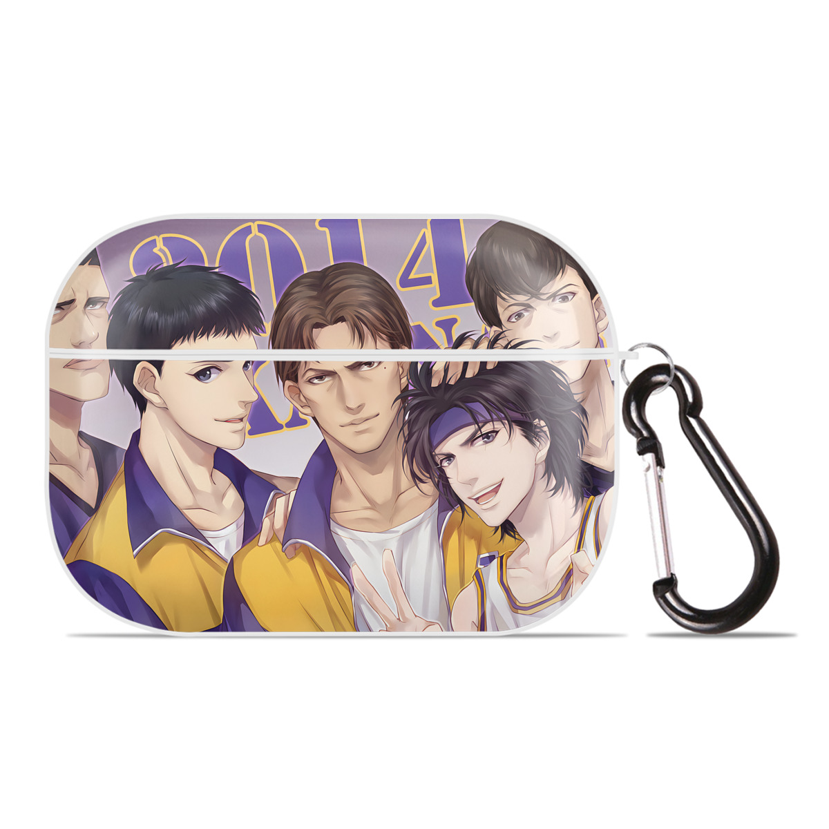 （画像用） SLAM DUNK／スラムダンク 【AirPods Pro用】ハードシェル保護ケース 耐衝撃・防指紋・カラビナ付き商品仕様