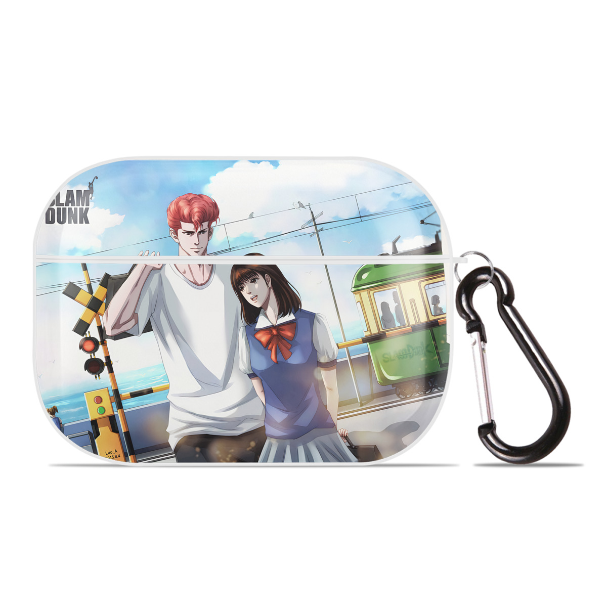 （画像用） SLAM DUNK／スラムダンク 【AirPods Pro用】ハードシェル保護ケース 耐衝撃・防指紋・カラビナ付き商品仕様