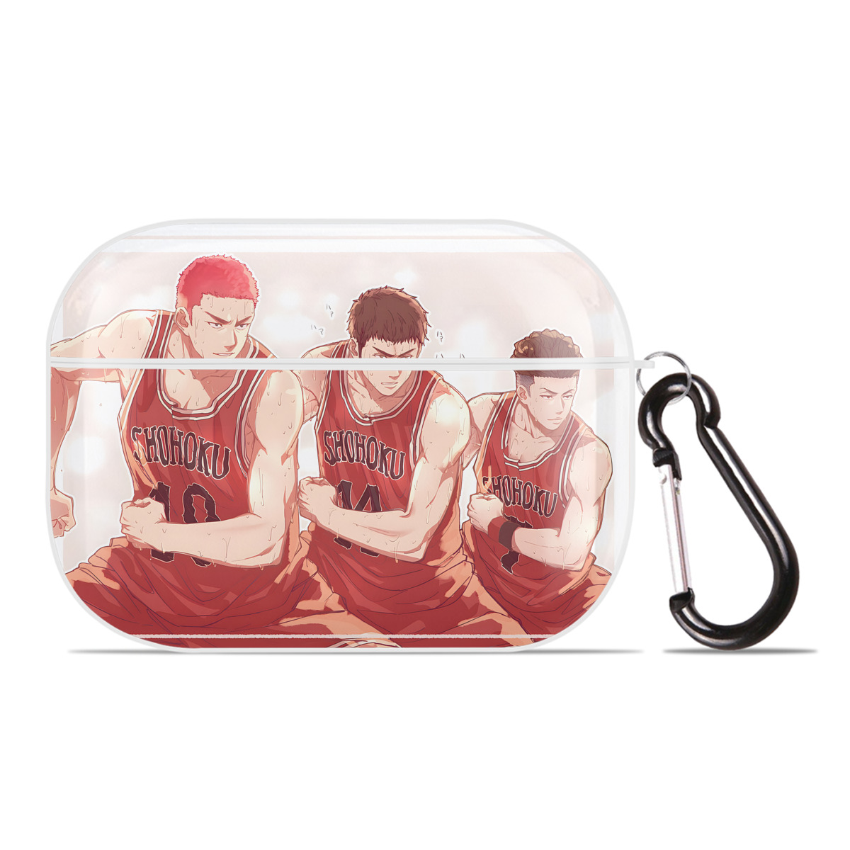 （画像用） SLAM DUNK／スラムダンク 【AirPods Pro用】ハードシェル保護ケース 耐衝撃・防指紋・カラビナ付き商品仕様