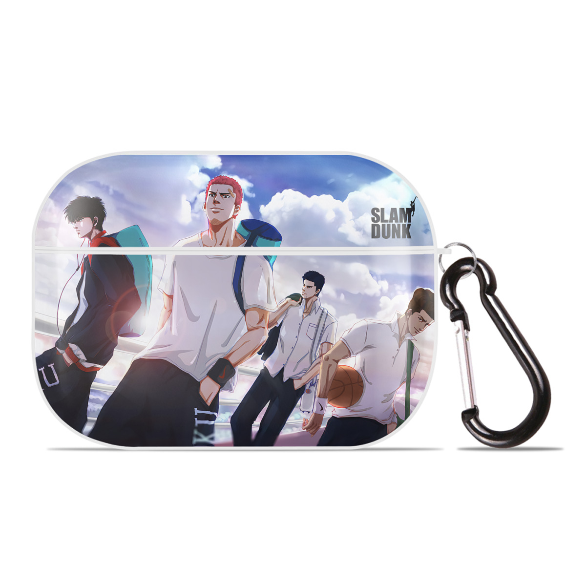 （画像用） SLAM DUNK／スラムダンク 【AirPods Pro用】ハードシェル保護ケース 耐衝撃・防指紋・カラビナ付き商品仕様