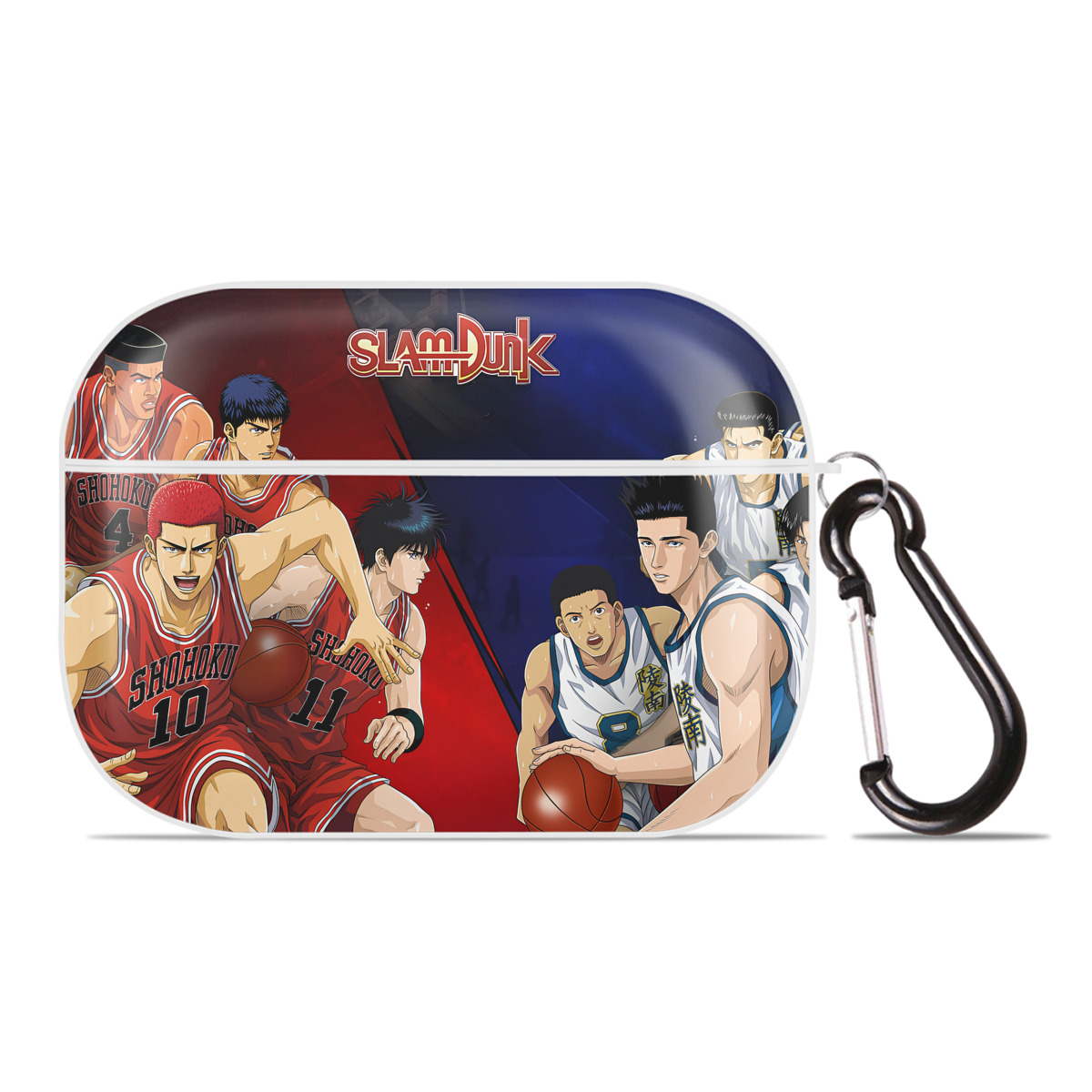 （画像用） SLAM DUNK／スラムダンク 【AirPods Pro用】ハードシェル保護ケース 耐衝撃・防指紋・カラビナ付き商品仕様