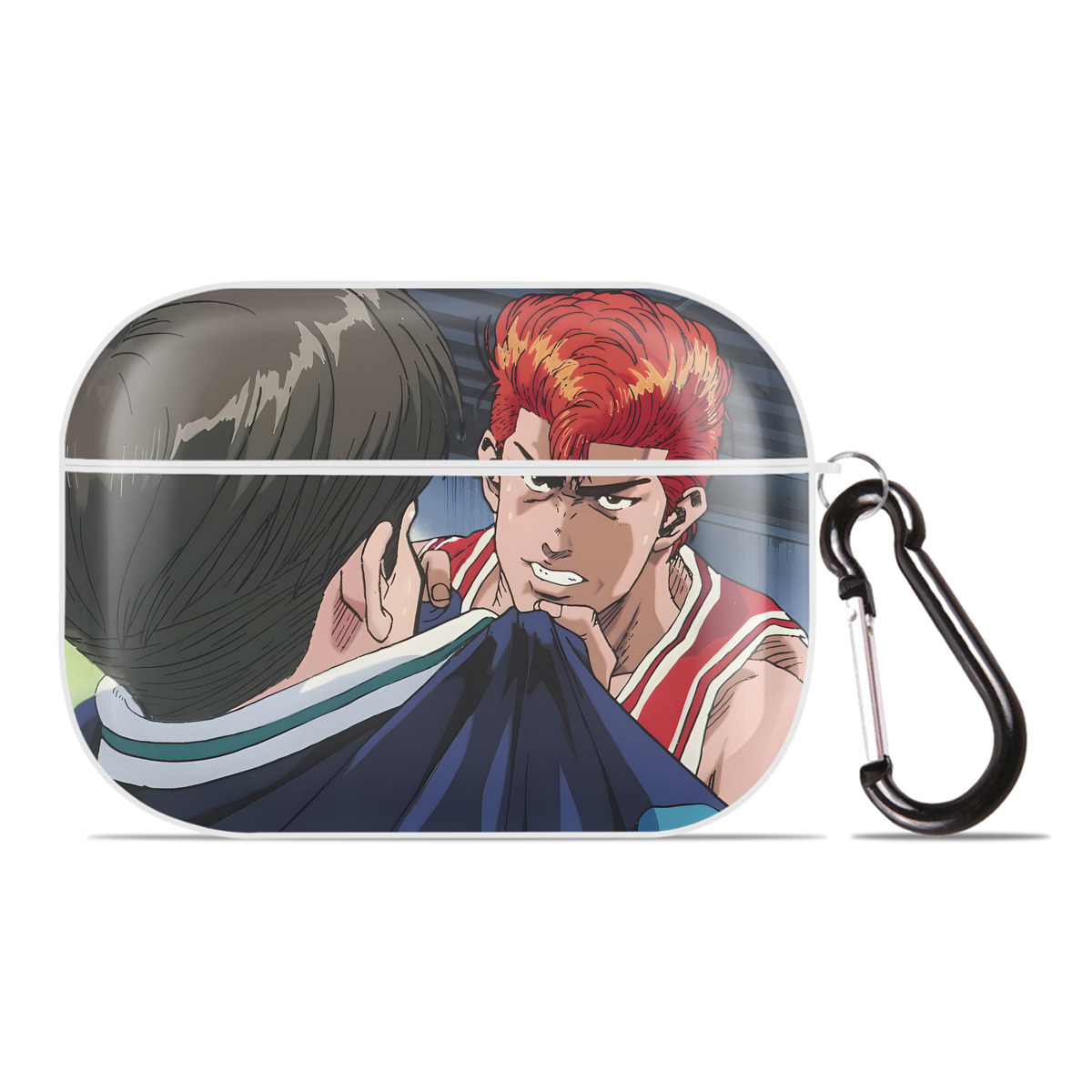 （画像用） SLAM DUNK／スラムダンク 【AirPods Pro用】ハードシェル保護ケース 耐衝撃・防指紋・カラビナ付き商品仕様