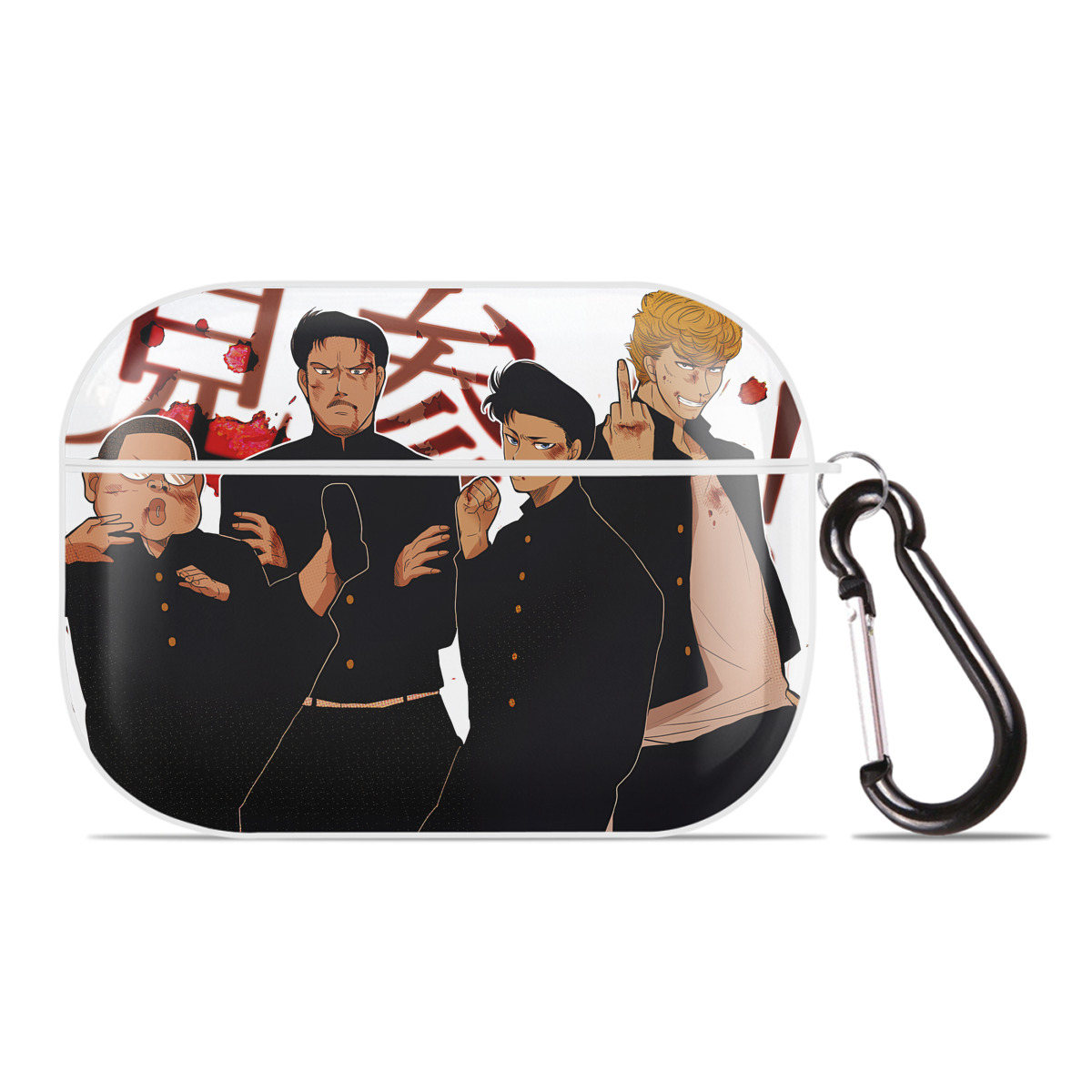 （画像用） SLAM DUNK／スラムダンク 【AirPods Pro用】ハードシェル保護ケース 耐衝撃・防指紋・カラビナ付き商品仕様