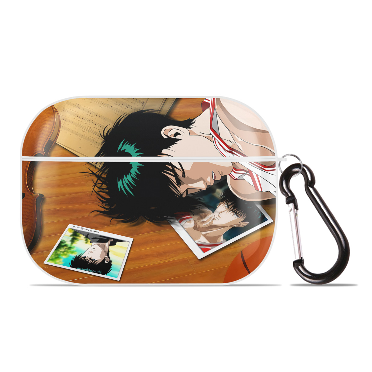 （画像用） SLAM DUNK／スラムダンク 【AirPods Pro用】ハードシェル保護ケース 耐衝撃・防指紋・カラビナ付き商品仕様