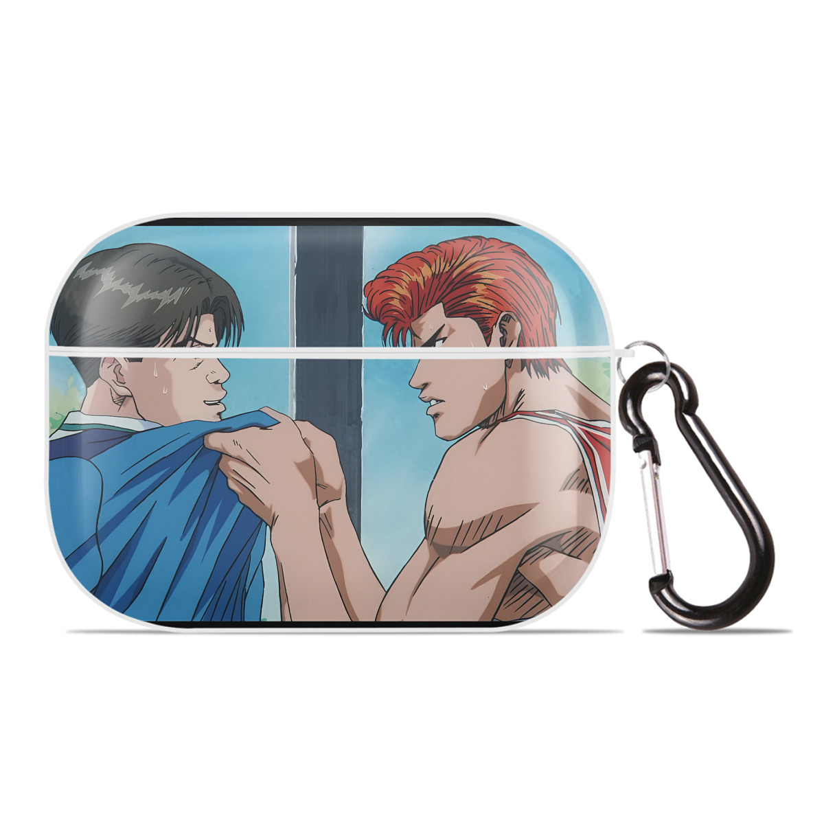 （画像用） SLAM DUNK／スラムダンク 【AirPods Pro用】ハードシェル保護ケース 耐衝撃・防指紋・カラビナ付き商品仕様