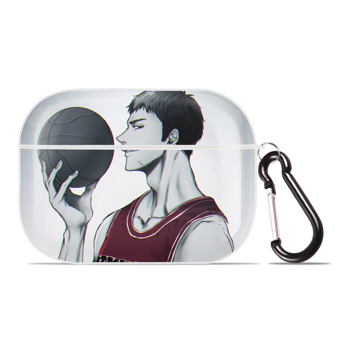 （画像用） SLAM DUNK／スラムダンク 【AirPods Pro用】ハードシェル保護ケース 耐衝撃・防指紋・カラビナ付き商品仕様