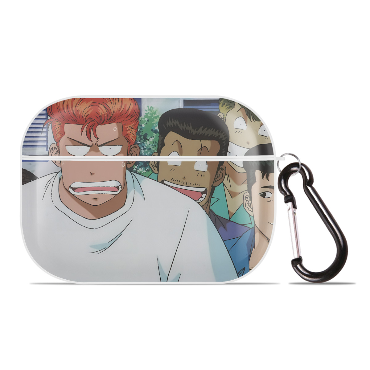 （画像用） SLAM DUNK／スラムダンク 【AirPods Pro用】ハードシェル保護ケース 耐衝撃・防指紋・カラビナ付き商品仕様