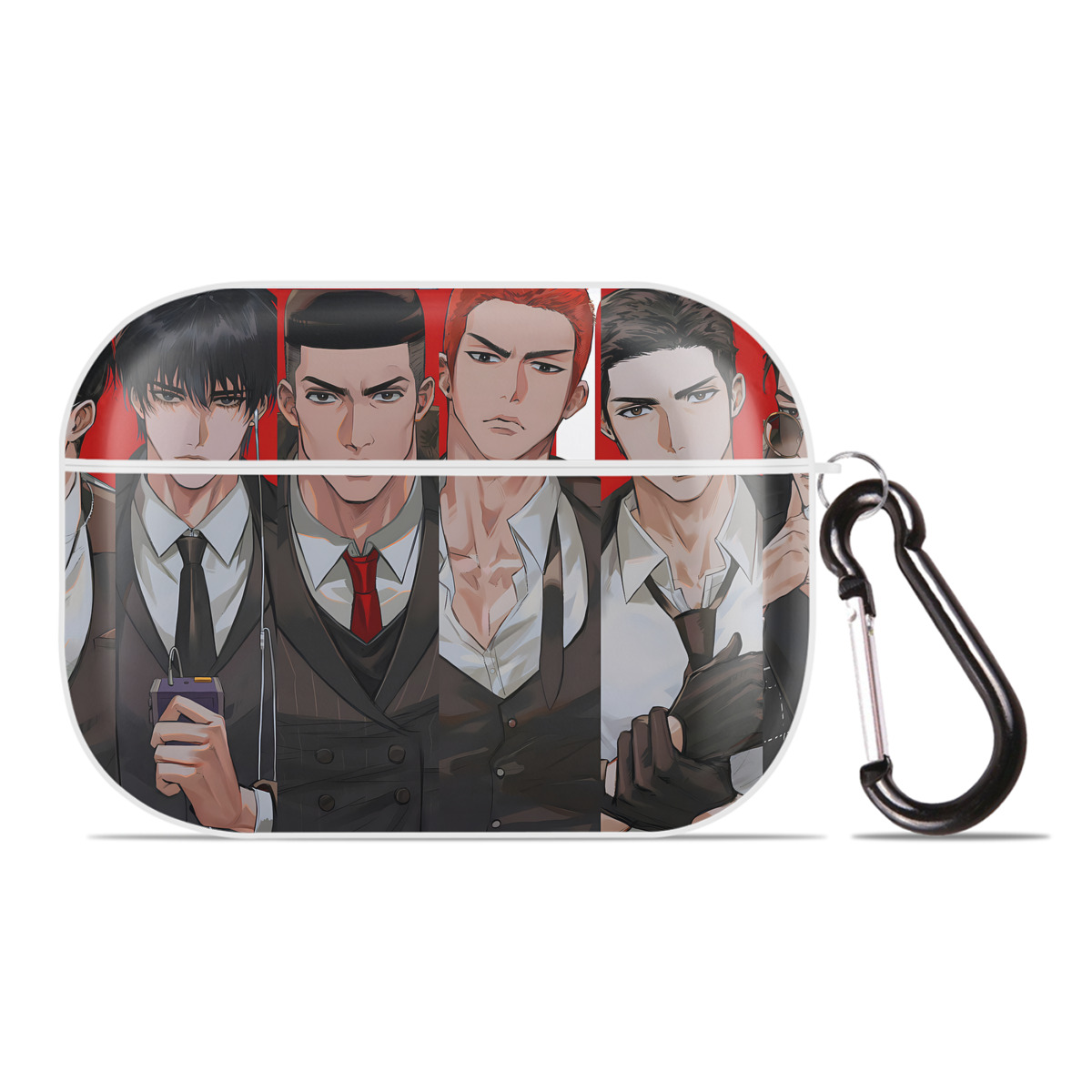 （画像用） SLAM DUNK／スラムダンク 【AirPods Pro用】ハードシェル保護ケース 耐衝撃・防指紋・カラビナ付き商品仕様