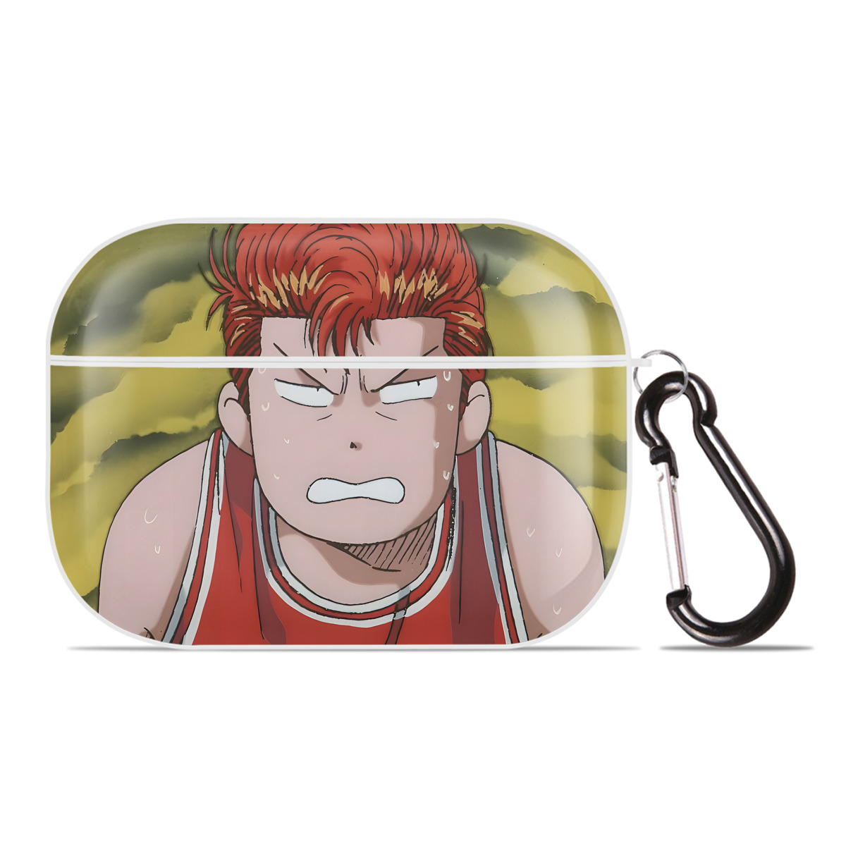 （画像用） SLAM DUNK／スラムダンク 【AirPods Pro用】ハードシェル保護ケース 耐衝撃・防指紋・カラビナ付き商品仕様