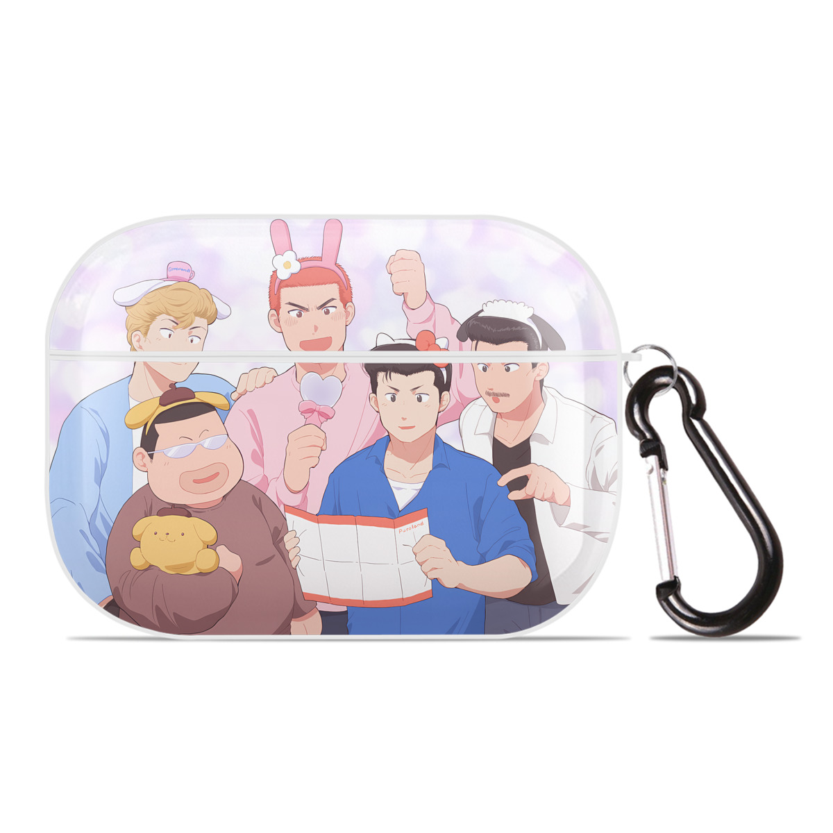 （画像用） SLAM DUNK／スラムダンク 【AirPods Pro用】ハードシェル保護ケース 耐衝撃・防指紋・カラビナ付き商品仕様