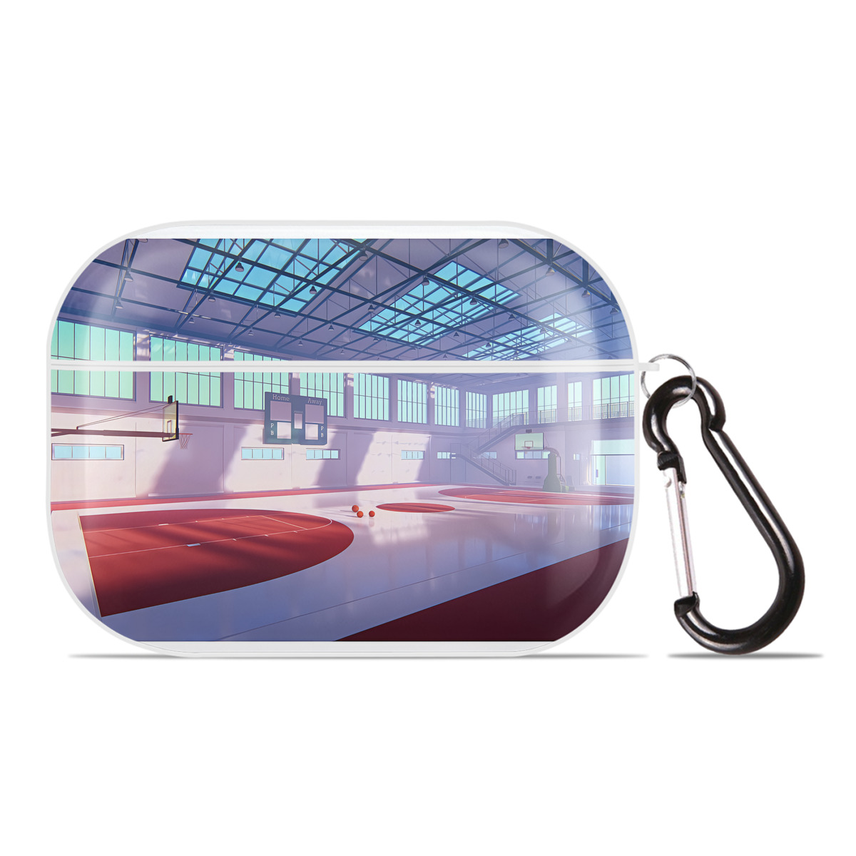 （画像用） SLAM DUNK／スラムダンク 【AirPods Pro用】ハードシェル保護ケース 耐衝撃・防指紋・カラビナ付き商品仕様