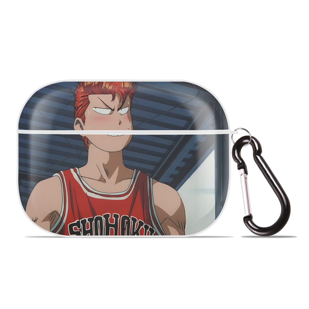 （画像用） SLAM DUNK／スラムダンク 【AirPods Pro用】ハードシェル保護ケース 耐衝撃・防指紋・カラビナ付き商品仕様
