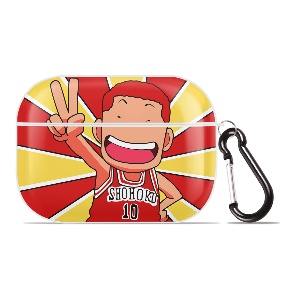 （画像用） SLAM DUNK／スラムダンク 【AirPods Pro用】ハードシェル保護ケース 耐衝撃・防指紋・カラビナ付き商品仕様