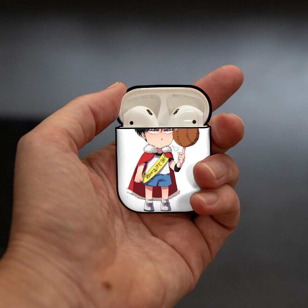 SLAM DUNK／スラムダンク AirPods 第2世代保護ケース ハードシェル ブラック 耐衝撃・防指紋・カラビナ付き