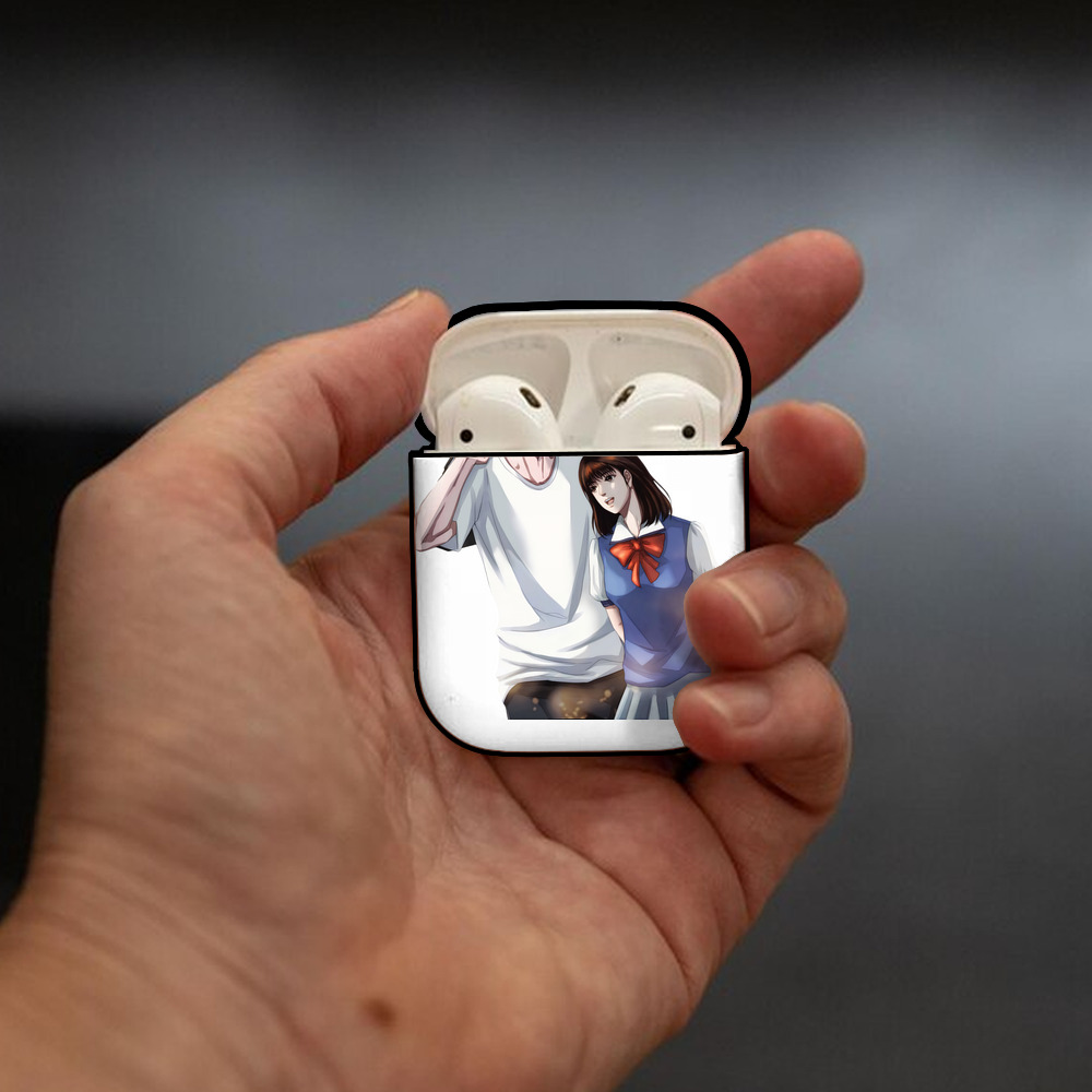 SLAM DUNK／スラムダンク AirPods 第2世代保護ケース ハードシェル ブラック 耐衝撃・防指紋・カラビナ付き