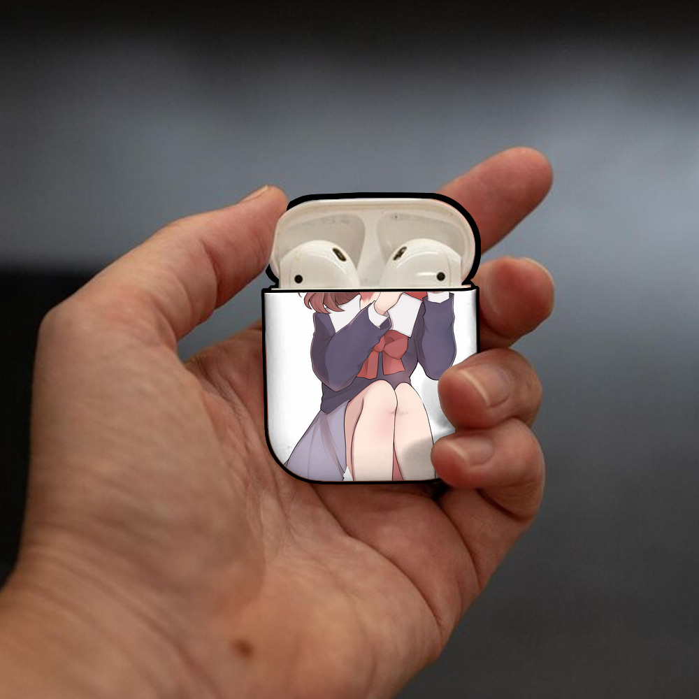 SLAM DUNK／スラムダンク AirPods 第2世代保護ケース ハードシェル ブラック 耐衝撃・防指紋・カラビナ付き