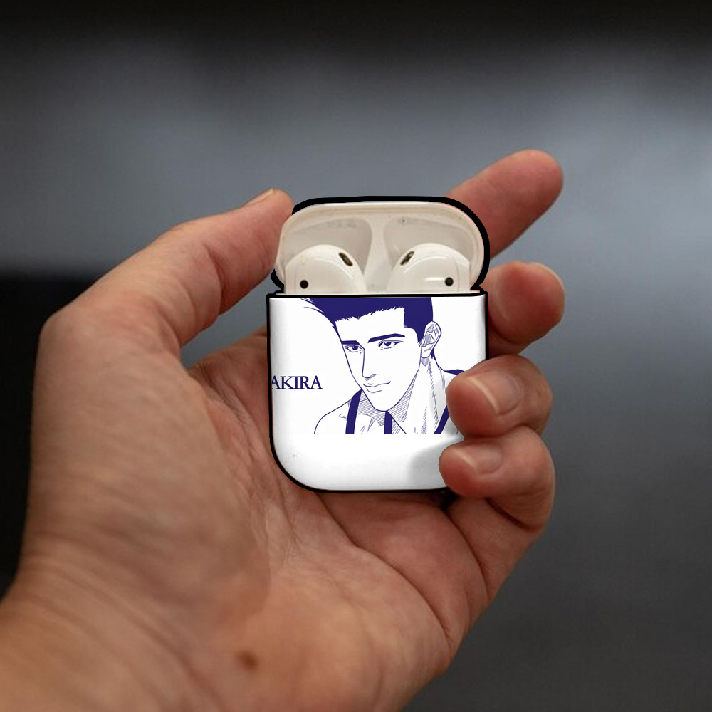 SLAM DUNK／スラムダンク AirPods 第2世代保護ケース ハードシェル ブラック 耐衝撃・防指紋・カラビナ付き