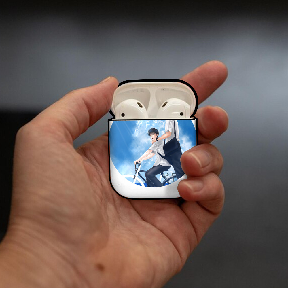 SLAM DUNK／スラムダンク AirPods 第2世代保護ケース ハードシェル ブラック 耐衝撃・防指紋・カラビナ付き