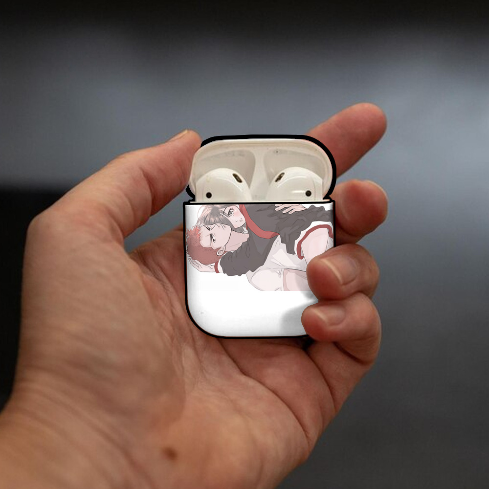 SLAM DUNK／スラムダンク AirPods 第2世代保護ケース ハードシェル ブラック 耐衝撃・防指紋・カラビナ付き