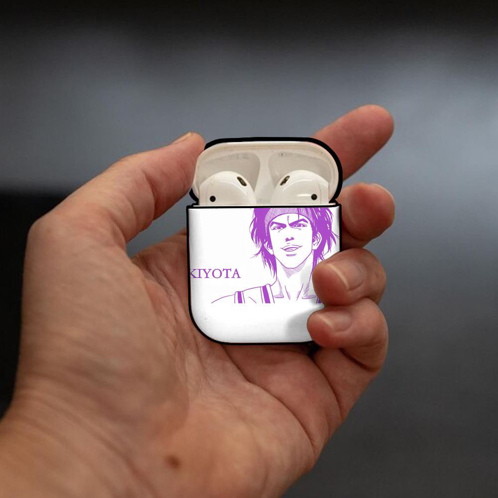 SLAM DUNK／スラムダンク AirPods 第2世代保護ケース ハードシェル ブラック 耐衝撃・防指紋・カラビナ付き