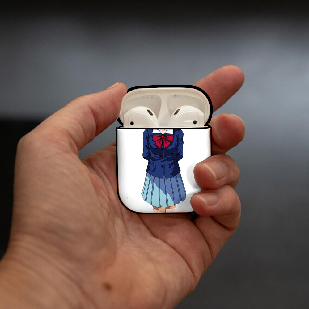 SLAM DUNK／スラムダンク AirPods 第2世代保護ケース ハードシェル ブラック 耐衝撃・防指紋・カラビナ付き